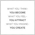 Picture of What You Think You Become _GroupedProduct_Square_Canvas_Framed_