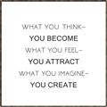 Picture of What You Think You Become _GroupedProduct_Square_Canvas_Framed_