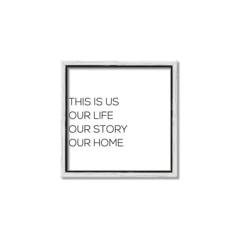 Picture of This Is Us _GroupedProduct_Square_Canvas_Framed_