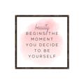 Picture of Be Yourself _GroupedProduct_Square_Canvas_Framed_