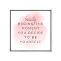 Picture of Be Yourself _GroupedProduct_Square_Canvas_Framed_