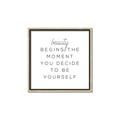 Picture of Be Yourself I _GroupedProduct_Square_Canvas_Framed_