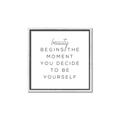 Picture of Be Yourself I _GroupedProduct_Square_Canvas_Framed_