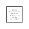 Picture of Be Yourself I _GroupedProduct_Square_Canvas_Framed_
