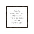 Picture of Be Yourself I _GroupedProduct_Square_Canvas_Framed_