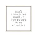 Picture of Be Yourself I _GroupedProduct_Square_Canvas_Framed_