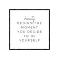 Picture of Be Yourself I _GroupedProduct_Square_Canvas_Framed_