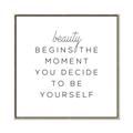 Picture of Be Yourself I _GroupedProduct_Square_Canvas_Framed_