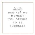 Picture of Be Yourself I _GroupedProduct_Square_Canvas_Framed_