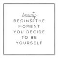 Picture of Be Yourself I _GroupedProduct_Square_Canvas_Framed_