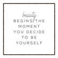 Picture of Be Yourself I _GroupedProduct_Square_Canvas_Framed_