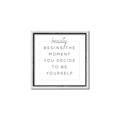 Picture of Be Yourself II _GroupedProduct_Square_Canvas_Framed_