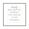 Picture of Be Yourself II _GroupedProduct_Square_Canvas_Framed_