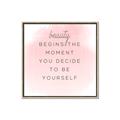 Picture of Be Yourself III _GroupedProduct_Square_Canvas_Framed_