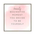 Picture of Be Yourself III _GroupedProduct_Square_Canvas_Framed_