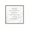 Picture of Be Yourself V _GroupedProduct_Square_Canvas_Framed_