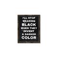 Picture of I'll Stop Wearing Black III _GroupedProduct_Rectangle_Portrait_Canvas_Framed_