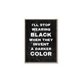 Picture of I'll Stop Wearing Black III _GroupedProduct_Rectangle_Portrait_Canvas_Framed_