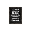 Picture of I'll Stop Wearing Black III _GroupedProduct_Rectangle_Portrait_Canvas_Framed_