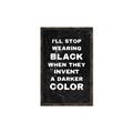 Picture of I'll Stop Wearing Black III _GroupedProduct_Rectangle_Portrait_Canvas_Framed_