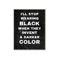 Picture of I'll Stop Wearing Black III _GroupedProduct_Rectangle_Portrait_Canvas_Framed_