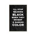 Picture of I'll Stop Wearing Black III _GroupedProduct_Rectangle_Portrait_Canvas_Framed_