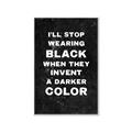 Picture of I'll Stop Wearing Black III _GroupedProduct_Rectangle_Portrait_Canvas_Framed_