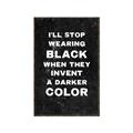Picture of I'll Stop Wearing Black III _GroupedProduct_Rectangle_Portrait_Canvas_Framed_