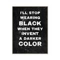 Picture of I'll Stop Wearing Black III _GroupedProduct_Rectangle_Portrait_Canvas_Framed_