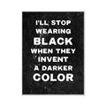Picture of I'll Stop Wearing Black III _GroupedProduct_Rectangle_Portrait_Canvas_Framed_