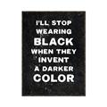 Picture of I'll Stop Wearing Black III _GroupedProduct_Rectangle_Portrait_Canvas_Framed_