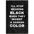 Picture of I'll Stop Wearing Black III _GroupedProduct_Rectangle_Portrait_Canvas_Framed_