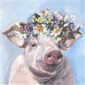 Picture of Flower Piglet II _GroupedProduct_Square_Unframed_Print_Only_