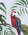 Picture of Red Parrot Paradise II _GroupedProduct_Rectangle_Portrait_Unframed_Print_Only_