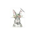 Picture of Floral Bunny _GroupedProduct_Rectangle_Portrait_Unframed_Print_Only_