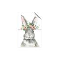 Picture of Floral Bunny _GroupedProduct_Rectangle_Portrait_Unframed_Print_Only_