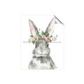 Picture of Floral Bunny _GroupedProduct_Rectangle_Portrait_Unframed_Print_Only_