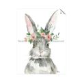 Picture of Floral Bunny _GroupedProduct_Rectangle_Portrait_Unframed_Print_Only_