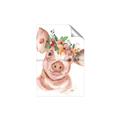 Picture of Flower Piglet _GroupedProduct_Rectangle_Portrait_Unframed_Print_Only_