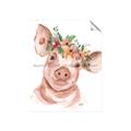 Picture of Flower Piglet _GroupedProduct_Rectangle_Portrait_Unframed_Print_Only_