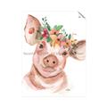 Picture of Flower Piglet _GroupedProduct_Rectangle_Portrait_Unframed_Print_Only_