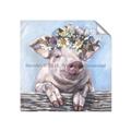 Picture of Flower Piglet I _GroupedProduct_Square_Unframed_Print_Only_