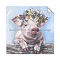 Picture of Flower Piglet I _GroupedProduct_Square_Unframed_Print_Only_