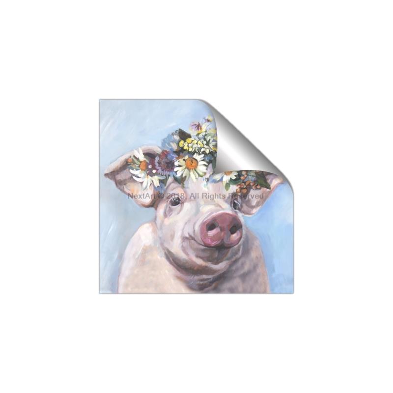 Picture of Flower Piglet II _GroupedProduct_Square_Unframed_Print_Only_