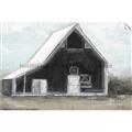 Picture of Black Barn House _GroupedProduct_Rectangle_Landscape_Unframed_Print_Only_