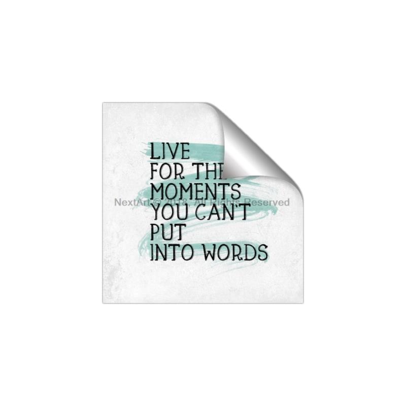 Picture of Live The Moment _GroupedProduct_Square_Unframed_Print_Only_