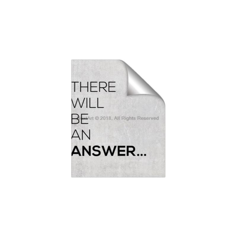 Picture of There Will Be An Answer _GroupedProduct_Rectangle_Portrait_Unframed_Print_Only_