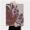 Picture of Leafy Brown _GroupedProduct_Rectangle_Portrait_Canvas_