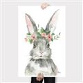 Picture of Floral Bunny _GroupedProduct_Rectangle_Portrait_Canvas_