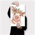 Picture of Flower Piglet _GroupedProduct_Rectangle_Portrait_Canvas_
